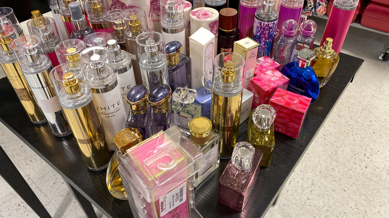 A table of products at TJ Maxx