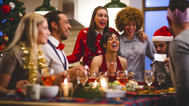 Celebrating christmas